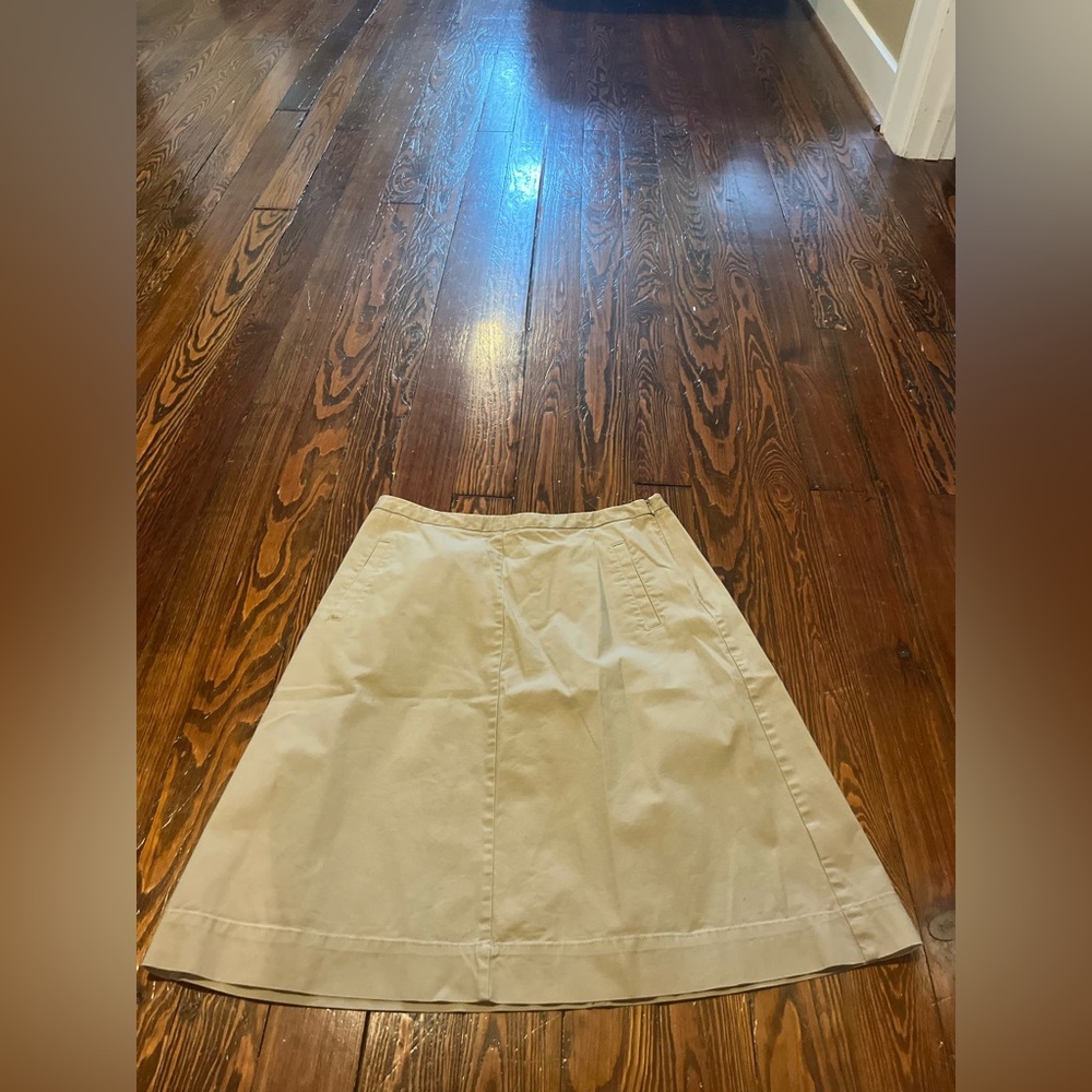 Boden Tan Khaki Skirt (Womens 10, New Condition)